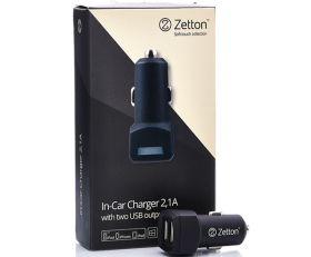 In-Car charger 2.1A + 2USB